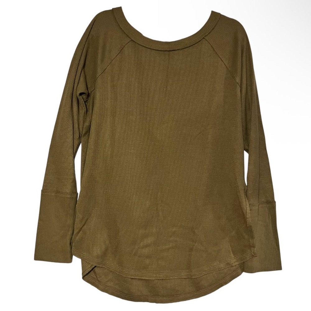 Free People We The Free Slouchy Boho Tunic XL | Thumb Holes Side Slits